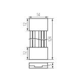 Kanlux 90722 Съединителен елемент за LED ленти CON P 12 RGBW CPC