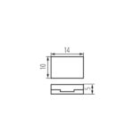 Kanlux 90723 Съединителен елемент за LED ленти CON P 12 RGBCCT