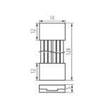 Kanlux 90725 Съединителен елемент за LED ленти CON P 12 RGBCCT CPC