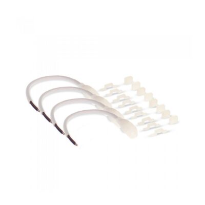 Vito 5541148 КОМПЛЕКТ АКСЕСОАРИ ЗА StripLED 220V COB 5541120 5541130 5541140 4 БР ЗАХРАНВАЩ КАБЕЛ С КОНЕКТОР 10 БР КРАЙНИ ТАПИ 50 БР