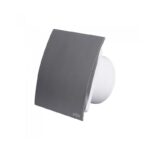 Vito 8005410 ВЕНТИЛАТОР ЗА БАНЯ VENTI FG100 Φ100MM 12W С ВЪЗВРАТНА КЛАПА СИВ ГЛАНЦ