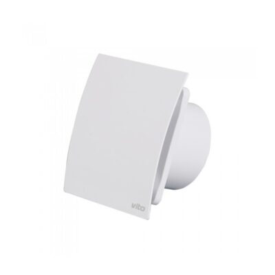 Vito 8005390 ВЕНТИЛАТОР ЗА БАНЯ VENTI FG100 Φ100MM 12W С ВЪЗВРАТНА КЛАПА БЯЛ ГЛАНЦ