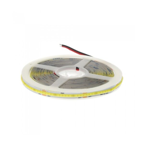 Vito 5541230 COB LED ЛЕНТА LEDStrip 24V 480xCOB 6W m ДЪЛЖИНА НА РЯЗАНЕ 5cm 2700K 600Lm m 3M ЛЕПЕНКА 8mm IP20 15m ролка