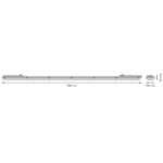 Ledvance 2078202469 индустриална led лампа damp proof housing e ip65 1500 e 2xlamp ip65