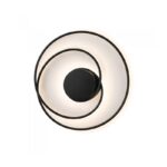 Vito 2028070 ДЕКОРАТИВНО LED ОСВЕТИТЕЛНО ТЯЛО ELZA Φ500 60 mm 40W 4000K 3400Lm ЧЕРНО