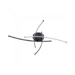 Vito 2028090 ДЕКОРАТИВНО LED ОСВЕТИТЕЛНО ТЯЛО IRIS 670 670 90 mm 30W 4000K 2400Lm ЧЕРНО