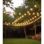 Vito 7300181 STRING 15N GARLAND WITH 15M CABLE 15xE27 BASES CONNECTABLE MAX 5PCS IP44 BLACK