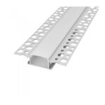 Vito 9930230 КОМПЛЕКТ АЛУМИНИЕВ ПРОФИЛ LINEFLEX 3 61 8 13 8 mm 2 m СРЕБРИСТ АЛУМИНИЙ 2 m БЯЛ PC ДИФУЗЕР 2 БРОЯ КРАЙНИ КАПАЧКИ 99302