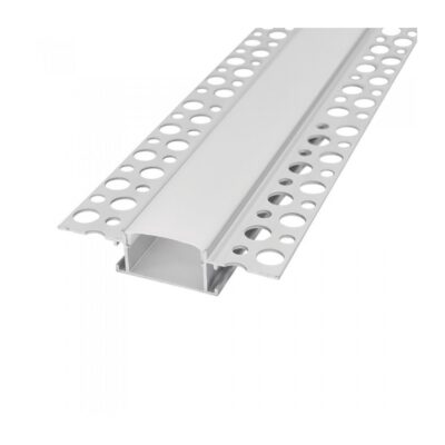 Vito 9930230 КОМПЛЕКТ АЛУМИНИЕВ ПРОФИЛ LINEFLEX 3 61 8 13 8 mm 2 m СРЕБРИСТ АЛУМИНИЙ 2 m БЯЛ PC ДИФУЗЕР 2 БРОЯ КРАЙНИ КАПАЧКИ 99302