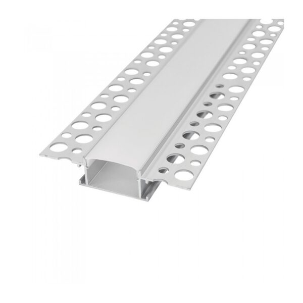 Vito 9930230 КОМПЛЕКТ АЛУМИНИЕВ ПРОФИЛ LINEFLEX 3 61 8 13 8 mm 2 m СРЕБРИСТ АЛУМИНИЙ 2 m БЯЛ PC ДИФУЗЕР 2 БРОЯ КРАЙНИ КАПАЧКИ 99302