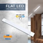 Vivalux VIV005321 LED линейно осветително тяло FLAT LED 20W 600 mm CCT-switch 3000K-4000K-6400K