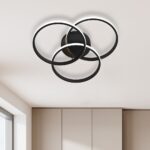 Vivalux VIV005334 LED плафон MEDELIN-C LED 38W черен CCT 3000-4000-6000K