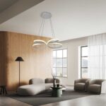 Vivalux VIV005328 LED полилей BUTTERFLY-P LED 37W бял CCT-switch 3000-4000-6000K