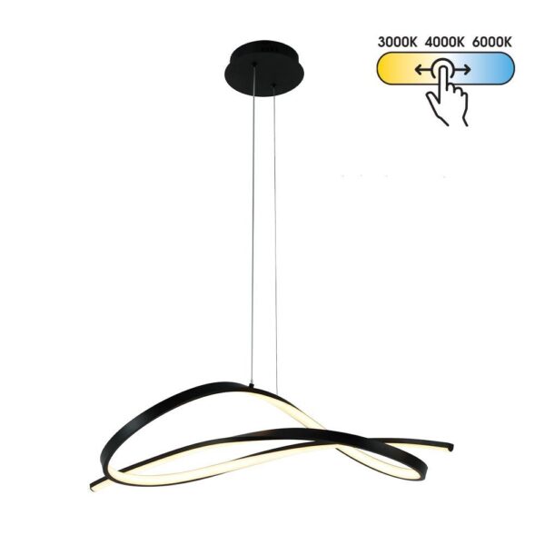 Vivalux VIV005335 LED полилей MIRAGE-P LED 40W черно CCT-switch 3000-4000-6000K
