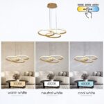 Vivalux VIV005331 LED полилей MEDELIN-P LED 38W злато CCT 3000-4000-6000K