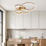 Vivalux VIV005326 LED плафон AVALON LED 80W злато CCT 3000-4000-6400K