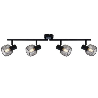 Vivalux VIV005280 Спот ELINOR SP960-4L 4xE14 метал+PVC мрежа черен
