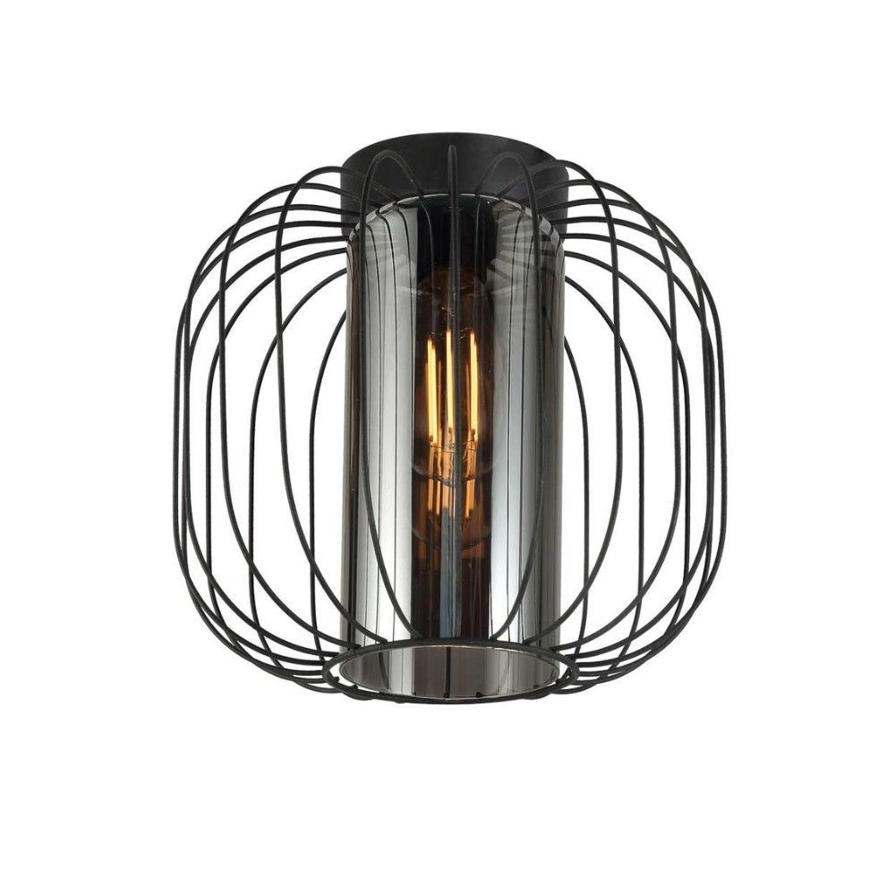 image-product-5ae0b4e3-005287-00.jpg Vivalux VIV005287 Плафон ASTRID CL967 1xE27 метал+стъкло черен