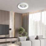 Vivalux VIV005338 LED плафон с вентилатор KAI LED 30W бял CCT 3000K-6400K