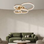 Vivalux VIV005326 LED плафон AVALON LED 80W злато CCT 3000-4000-6400K