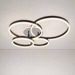 Vivalux VIV005324 LED плафон AVALON LED 80W черен CCT 3000-4000-6400K