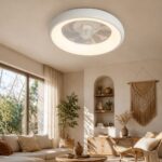 Vivalux VIV005338 LED плафон с вентилатор KAI LED 30W бял CCT 3000K-6400K