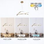 Vivalux VIV005336 LED полилей MIRAGE-P LED 40W злато CCT-switch 3000-4000-6000K