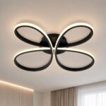 Vivalux VIV005329 LED плафон BUTTERFLY-C LED 37W черен CCT-switch 3000-4000-6000K