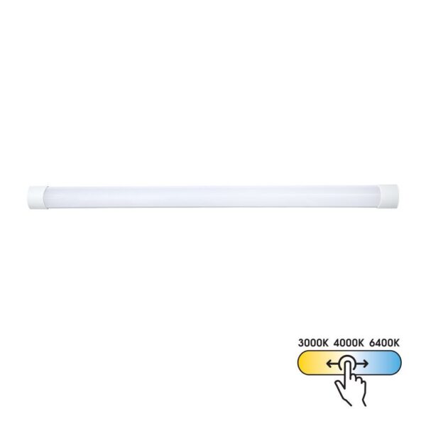 Vivalux VIV005322 LED линейно осветително тяло FLAT LED 40W 1200 mm CCT-switch 3000K-4000K-6400K