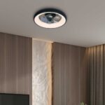 Vivalux VIV005337 LED плафон с вентилатор KAI LED 30W черен CCT 3000K-6400K