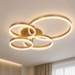 Vivalux VIV005326 LED плафон AVALON LED 80W злато CCT 3000-4000-6400K