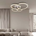 Vivalux VIV005324 LED плафон AVALON LED 80W черен CCT 3000-4000-6400K