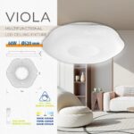 Vivalux VIV005266 LED плафониера с дистанционно VIOLA LED 60W CCT 3000-6400K