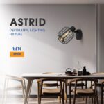 Vivalux VIV005290 Спот ASTRID SP970-1R 1xE14 метал+стъкло черен