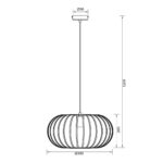 Vivalux VIV005286 Полилей LAYLA SSP966-1H 1xE27 метал+PVC бежово