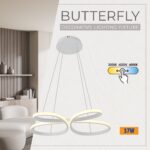 Vivalux VIV005328 LED полилей BUTTERFLY-P LED 37W бял CCT-switch 3000-4000-6000K