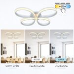 Vivalux VIV005327 LED плафон BUTTERFLY-C LED 37W бял CCT-switch 3000-4000-6000K