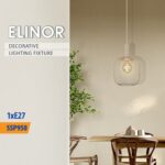 Vivalux VIV005270 Полилей ELINOR SSP950-1H 1xE27 метал+PVC мрежа бежов