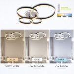 Vivalux VIV005324 LED плафон AVALON LED 80W черен CCT 3000-4000-6400K