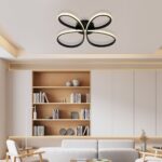 Vivalux VIV005329 LED плафон BUTTERFLY-C LED 37W черен CCT-switch 3000-4000-6000K