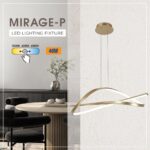 Vivalux VIV005336 LED полилей MIRAGE-P LED 40W злато CCT-switch 3000-4000-6000K
