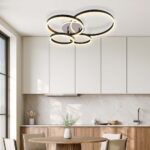 Vivalux VIV005324 LED плафон AVALON LED 80W черен CCT 3000-4000-6400K