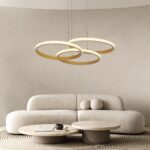 Vivalux VIV005331 LED полилей MEDELIN-P LED 38W злато CCT 3000-4000-6000K