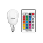 OSRAM 2024004133 кутия led лампи clp25 rgb rem 4.2w/827 230v fr e14