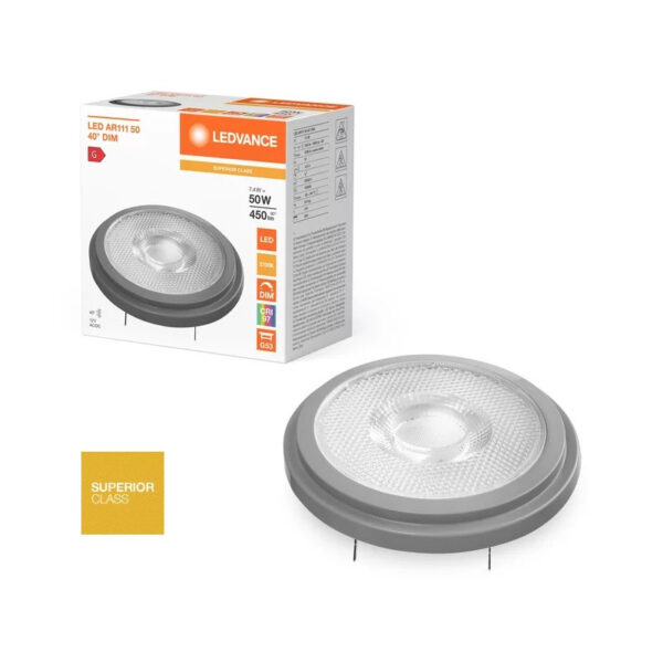Ledvance 2024033023 led лампа led ar111 50 40° s 7.4w 927 g53