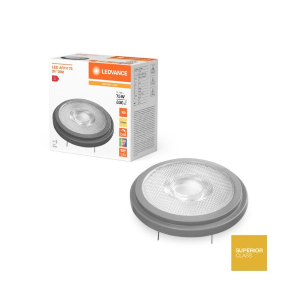 Ledvance 202403285 led лампа ar111 75 24° s 11.7w 930 g53