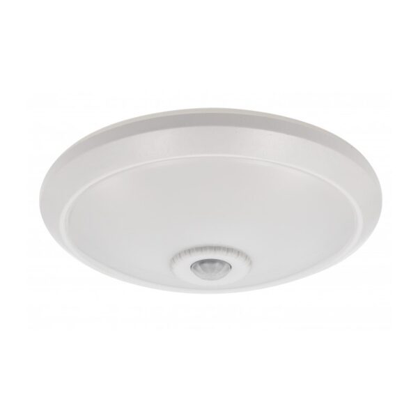 Vito 2025853 LED ТАВАННА ЛАМПА ARTEMIDA С PIR СЕНЗОР 18W 3CCT 3000K 4000K 6500K 1710Lm Φ300 mm ПЛАСТМАСА БЯЛА