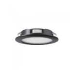 Vito 2028020 LED МЕБЕЛЕН СПОТ FURNILUX 4W 3CCT 3000K 4000K 6500K 300 LM Φ55 ММ CUT ЧЕРЕН 12V IP44 ПЛАСТМАСА 60 СМ КАБЕЛ