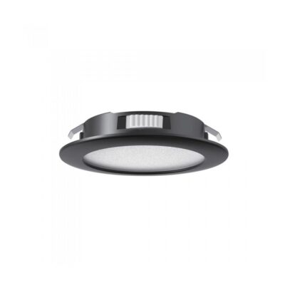 Vito 2028020 LED МЕБЕЛЕН СПОТ FURNILUX 4W 3CCT 3000K 4000K 6500K 300 LM Φ55 ММ CUT ЧЕРЕН 12V IP44 ПЛАСТМАСА 60 СМ КАБЕЛ