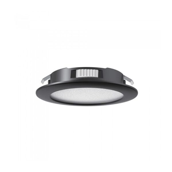 Vito 2028020 LED МЕБЕЛЕН СПОТ FURNILUX 4W 3CCT 3000K 4000K 6500K 300 LM Φ55 ММ CUT ЧЕРЕН 12V IP44 ПЛАСТМАСА 60 СМ КАБЕЛ